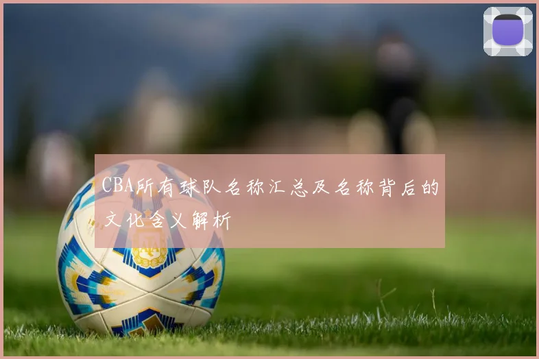 CBA所有球队名称汇总及名称背后的文化含义解析